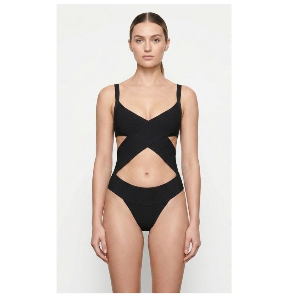 NEW Skims Knit Monokini 1-Piece Swimsuit Size 2X